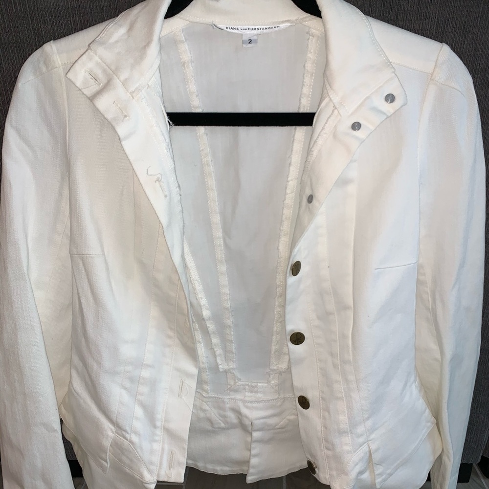 Dvf White Jacket - image 1